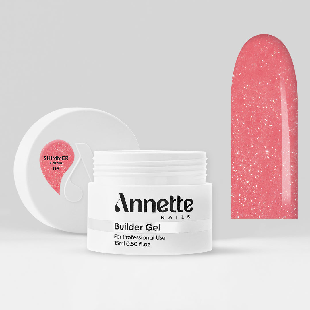 Gel Constructie Shimmer Barbie - 15ml Annette Nails GBS-06-15