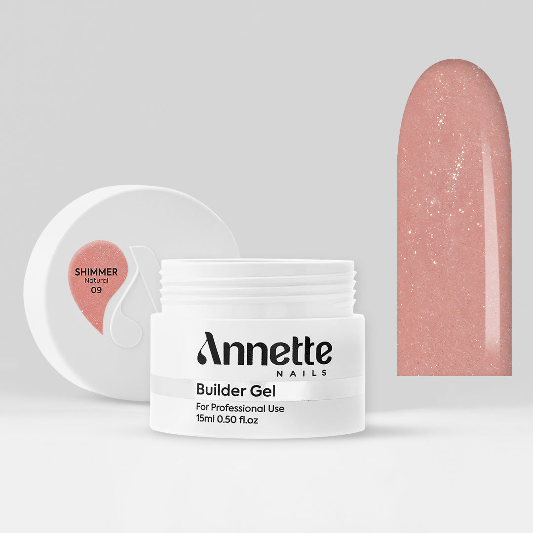 Gel Constructie Shimmer Natural - 15ml Annette Nails GBS-09-15