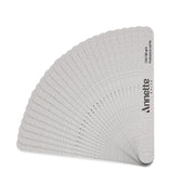 Set Pile Unghii - Ovale, Annette Nails, lemn, 50 buc - Zebra, 100/180 grit