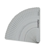 Set Pile Unghii - Ovale, Annette Nails, lemn, 50 buc - Zebra, 180/240 grit