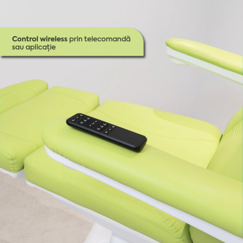 Pat Cosmetica Electric 4 Motoare + Scaun Hidraulic Tehnician - Verde Lime