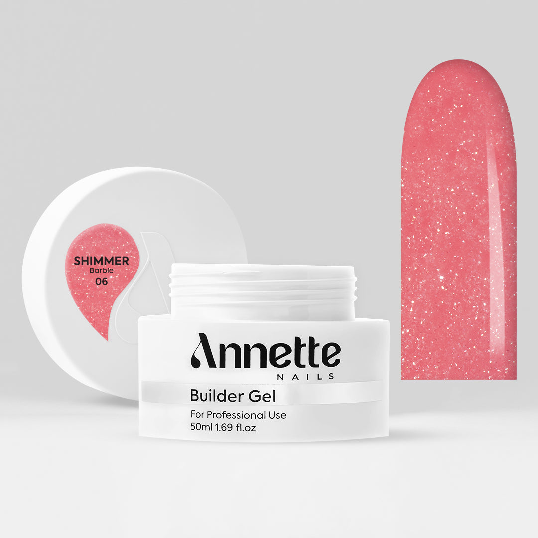 Gel Constructie Shimmer Barbie - 50ml Annette Nails GBS-06-50