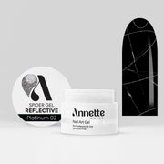 Spider Gel Reflective Platinum 02 - 5 ml Annette Nails