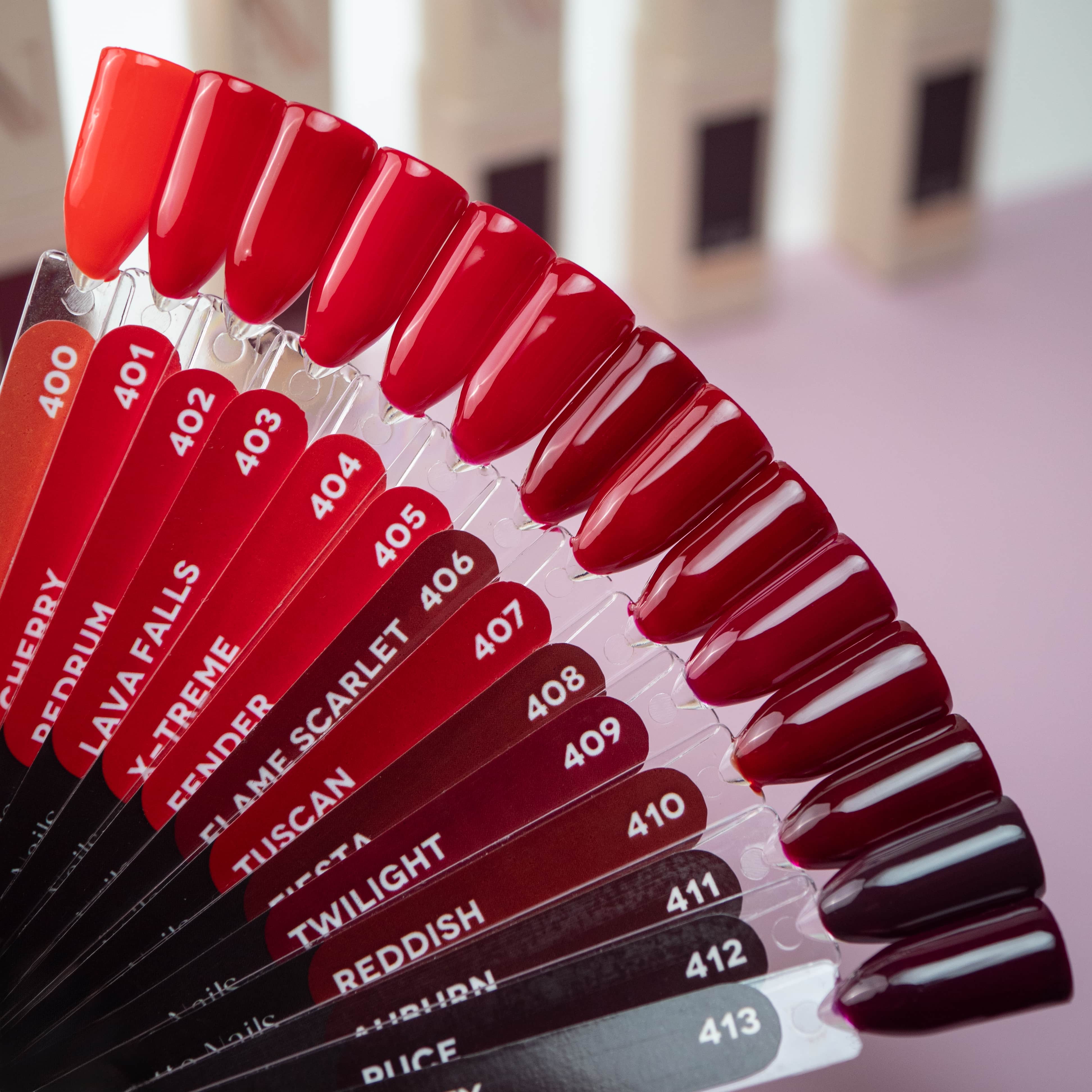 Oja Semipermanenta Shades of Red Puce 412 - 8ml Annette Nails