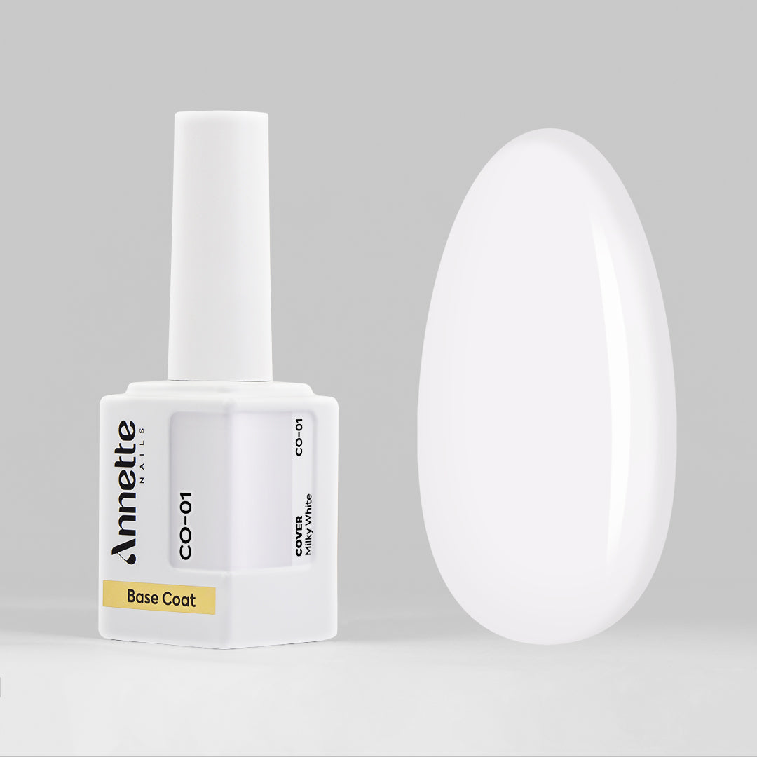 Baza Rubber AnnetteNails Cover Milky White CO-01 - 12ml