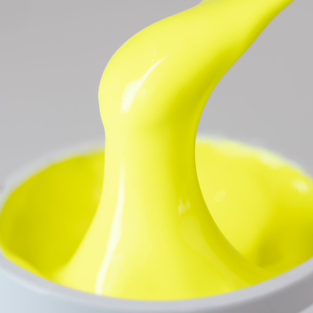 Paint Gel Solid Neon Yellow 06 Wipe - 5ml Annette Nails GPS-06