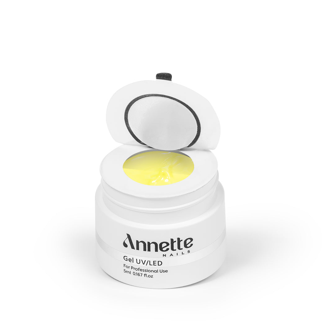 Paint Gel Solid Neon Yellow 06 Wipe - 5ml Annette Nails GPS-06