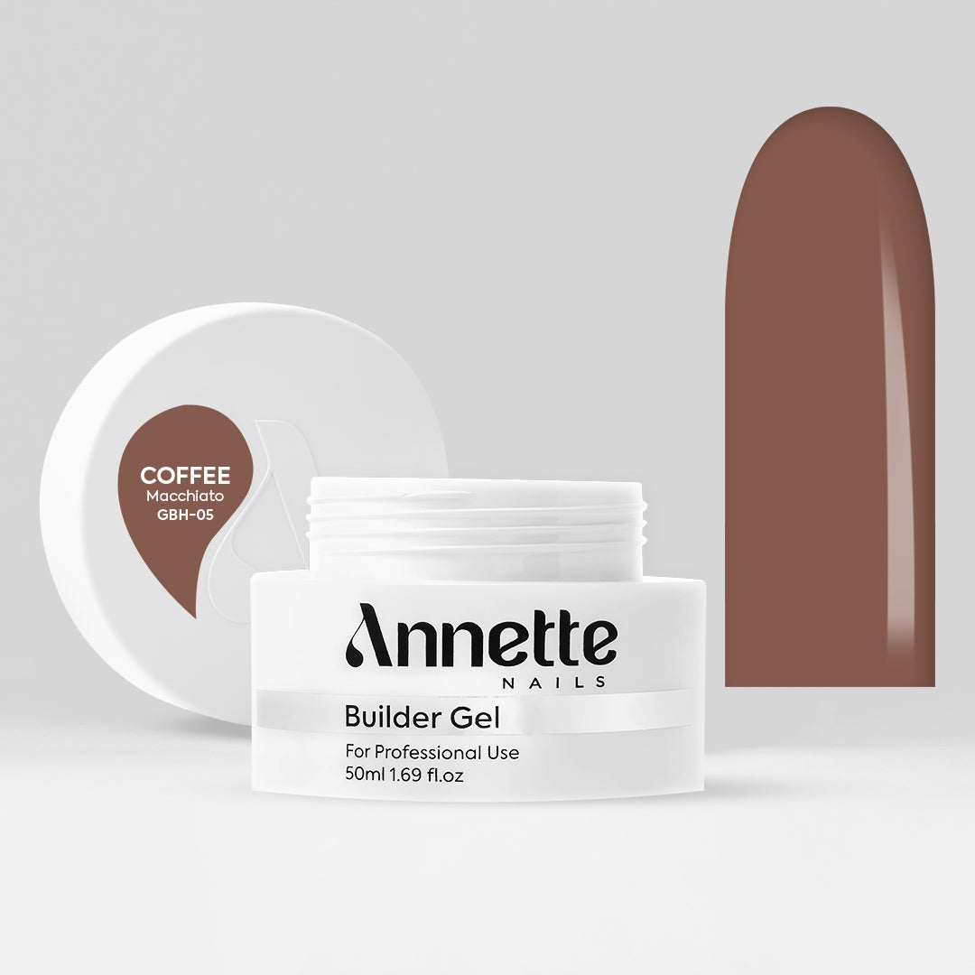 Gel Constructie Half Clear Coffee 5 Macchiato - 50ml Annette Nails GBH-05-50