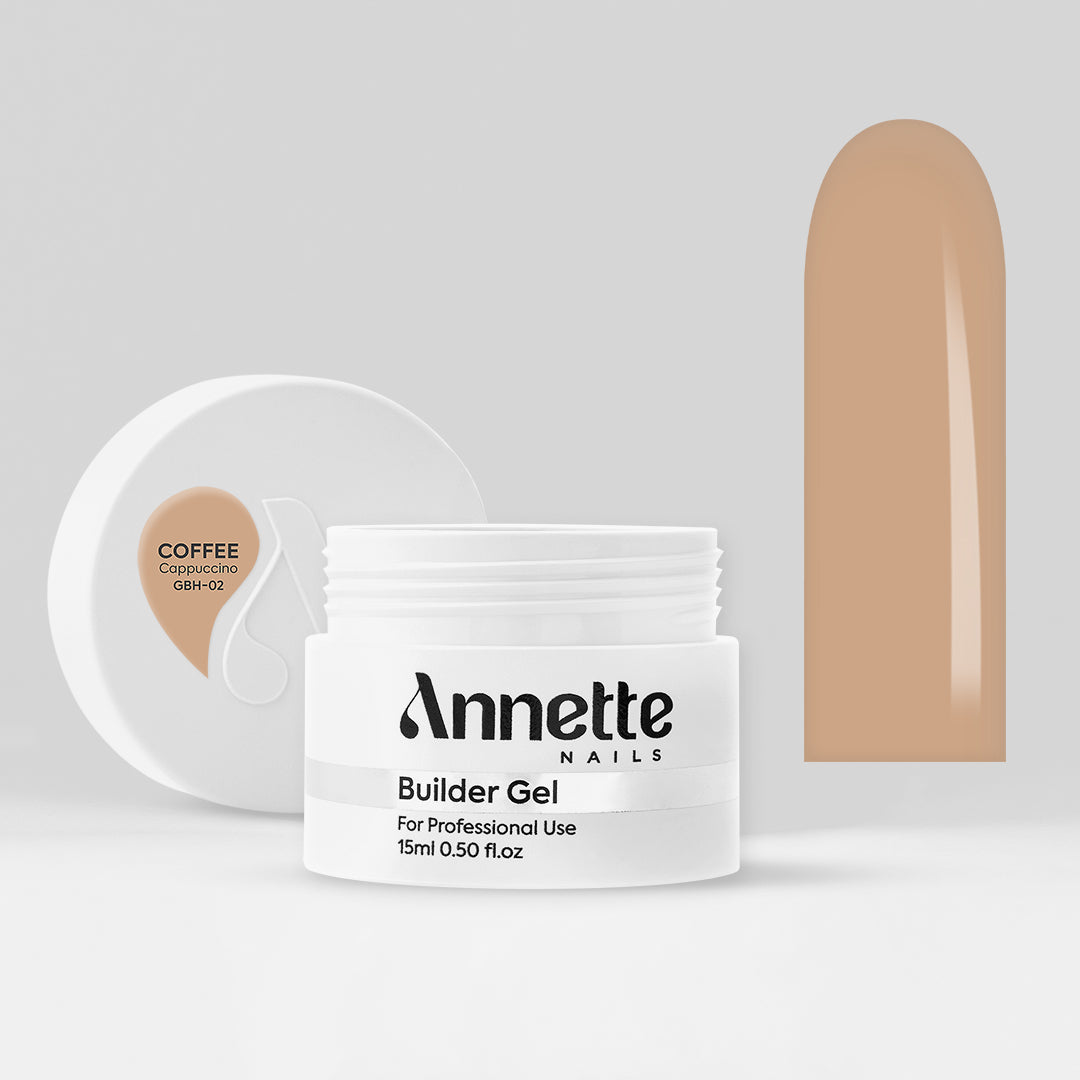 Gel Constructie Half Clear Coffee Cappuccino - 15ml Annette Nails GBH-02-15