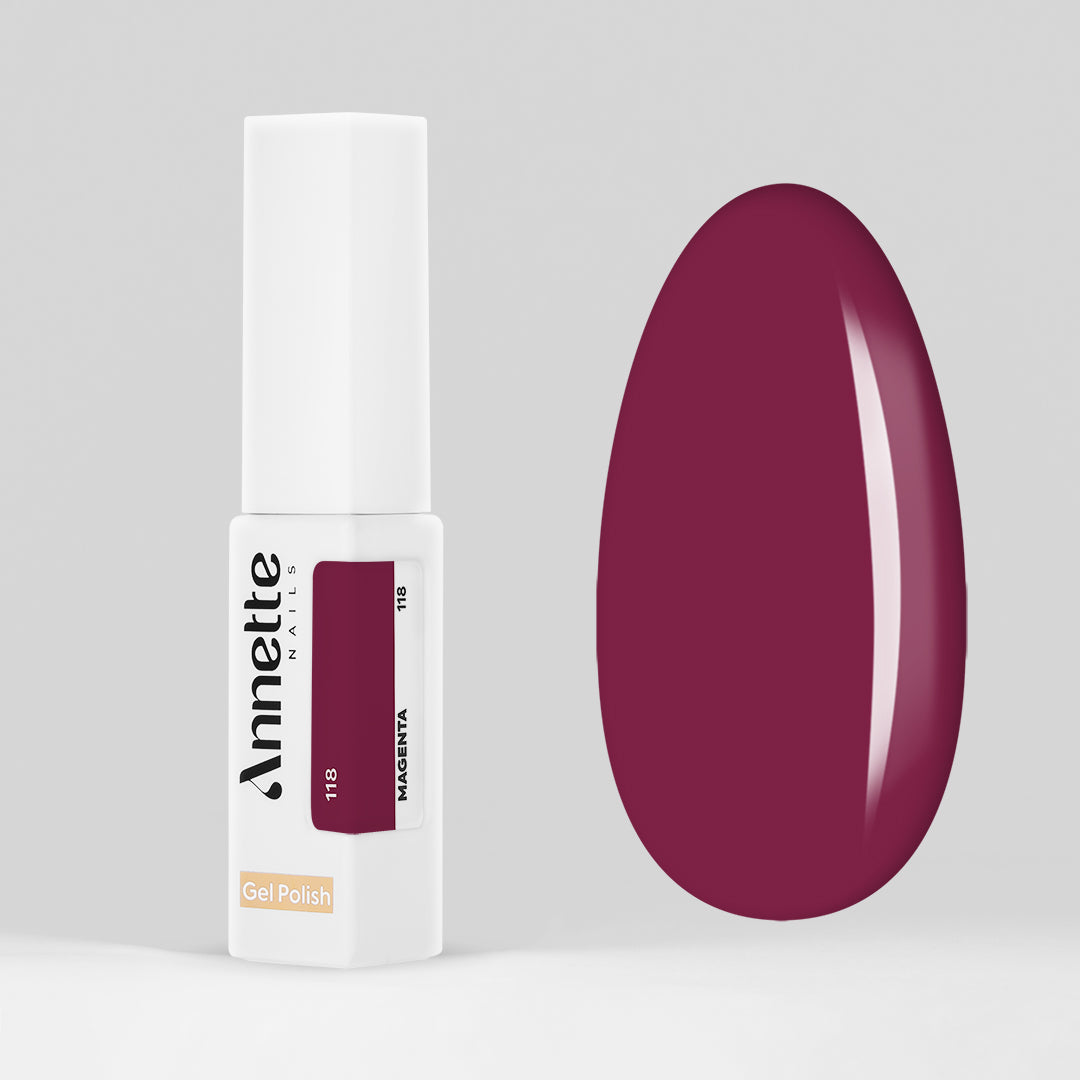 Oja Semipermanenta Lipstick Magenta 118 - 8ml Annette Nails