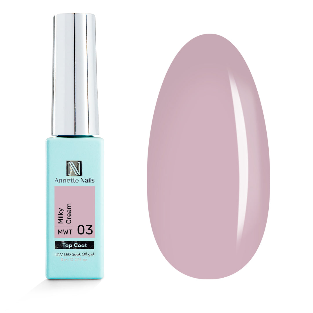 Top Coat Milky Cream MWT-03 - 8ml Annette Nails