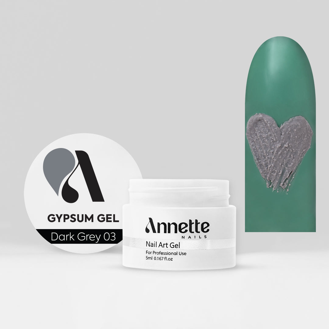 Gypsum Gel Dark Grey 03 - 5 ml Annette Nails