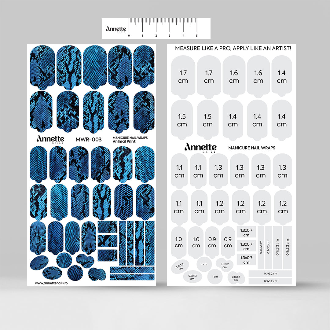Nail Wraps Manichiura Animal Print 3 Annette Nails MWR-003
