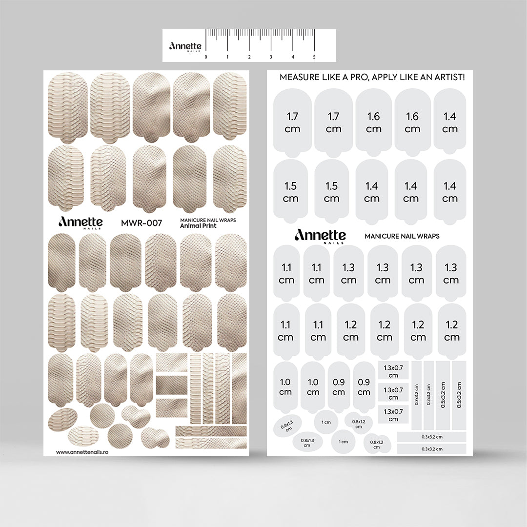 Nail Wraps Manichiura Animal Print 7 Annette Nails MWR-007
