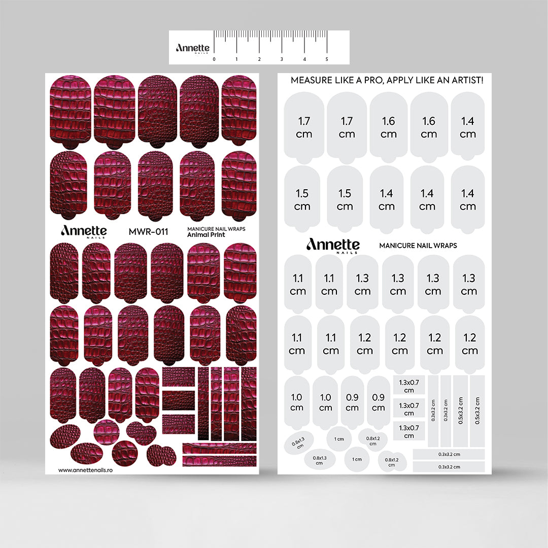 Nail Wraps Manichiura Animal Print 11 Annette Nails MWR-011