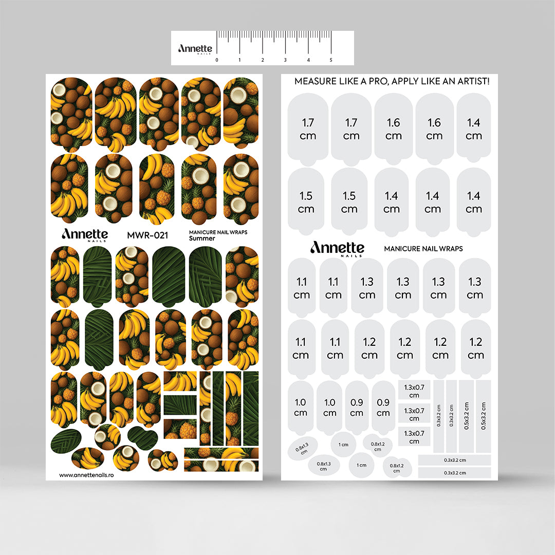 Nail Wraps Manichiura Summer 21 Annette Nails MWR-021