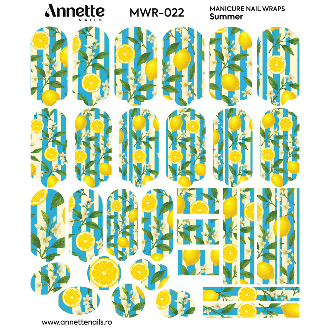 Nail Wraps Manichiura Summer 22 Annette Nails MWR-022