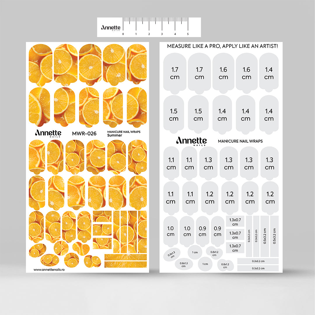 Nail Wraps Manichiura Summer 26 Annette Nails MWR-026