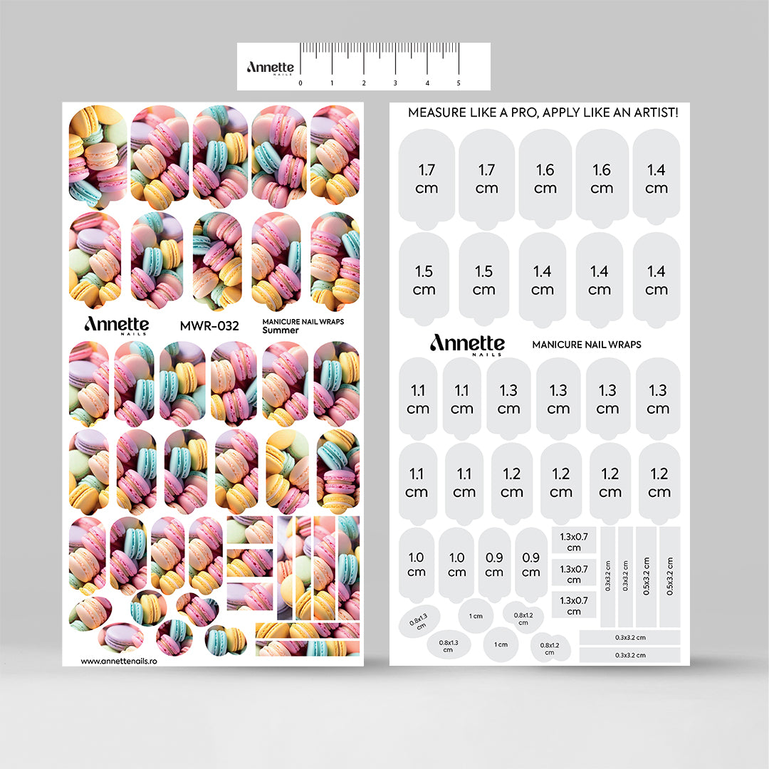 Nail Wraps Manichiura Summer 32 Annette Nails MWR-032