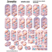 Nail Wraps Manichiura Summer 33 Annette Nails MWR-033