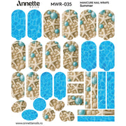 Nail Wraps Manichiura Summer 35 Annette Nails MWR-035