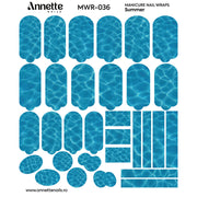 Nail Wraps Manichiura Summer 36 Annette Nails MWR-036