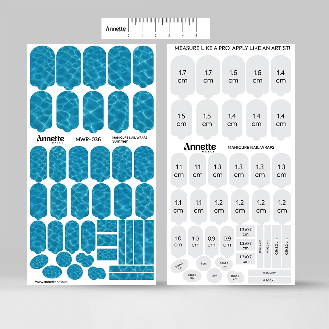 Nail Wraps Manichiura Summer 36 Annette Nails MWR-036