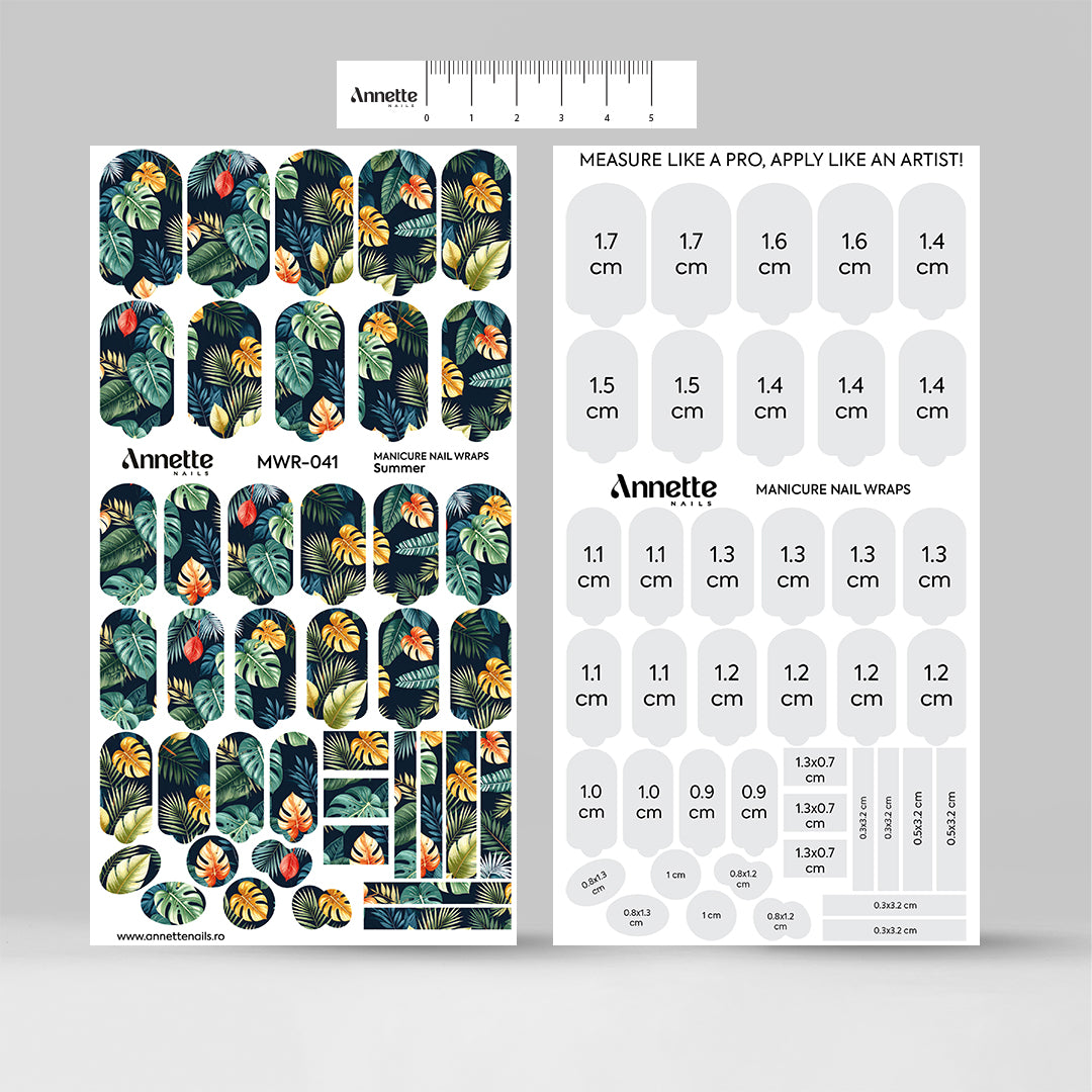 Nail Wraps Manichiura Summer 41 Annette Nails MWR-041