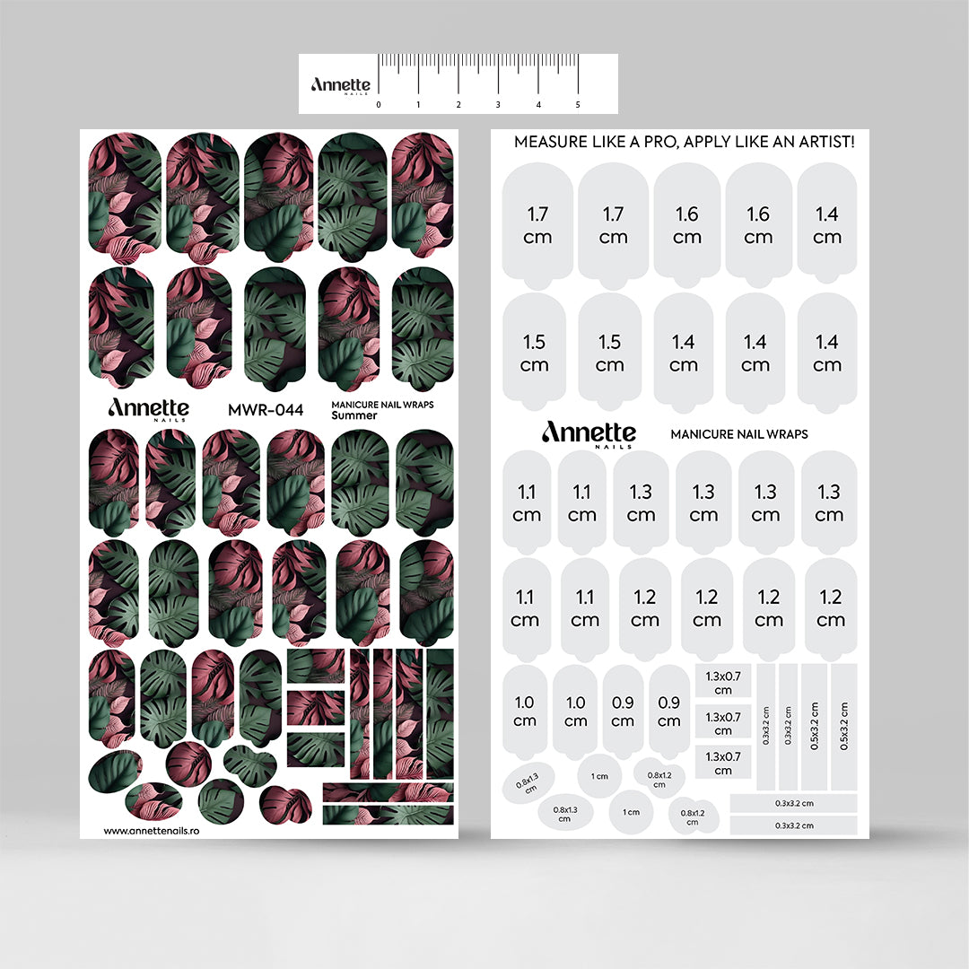 Nail Wraps Manichiura Summer 44 Annette Nails MWR-044
