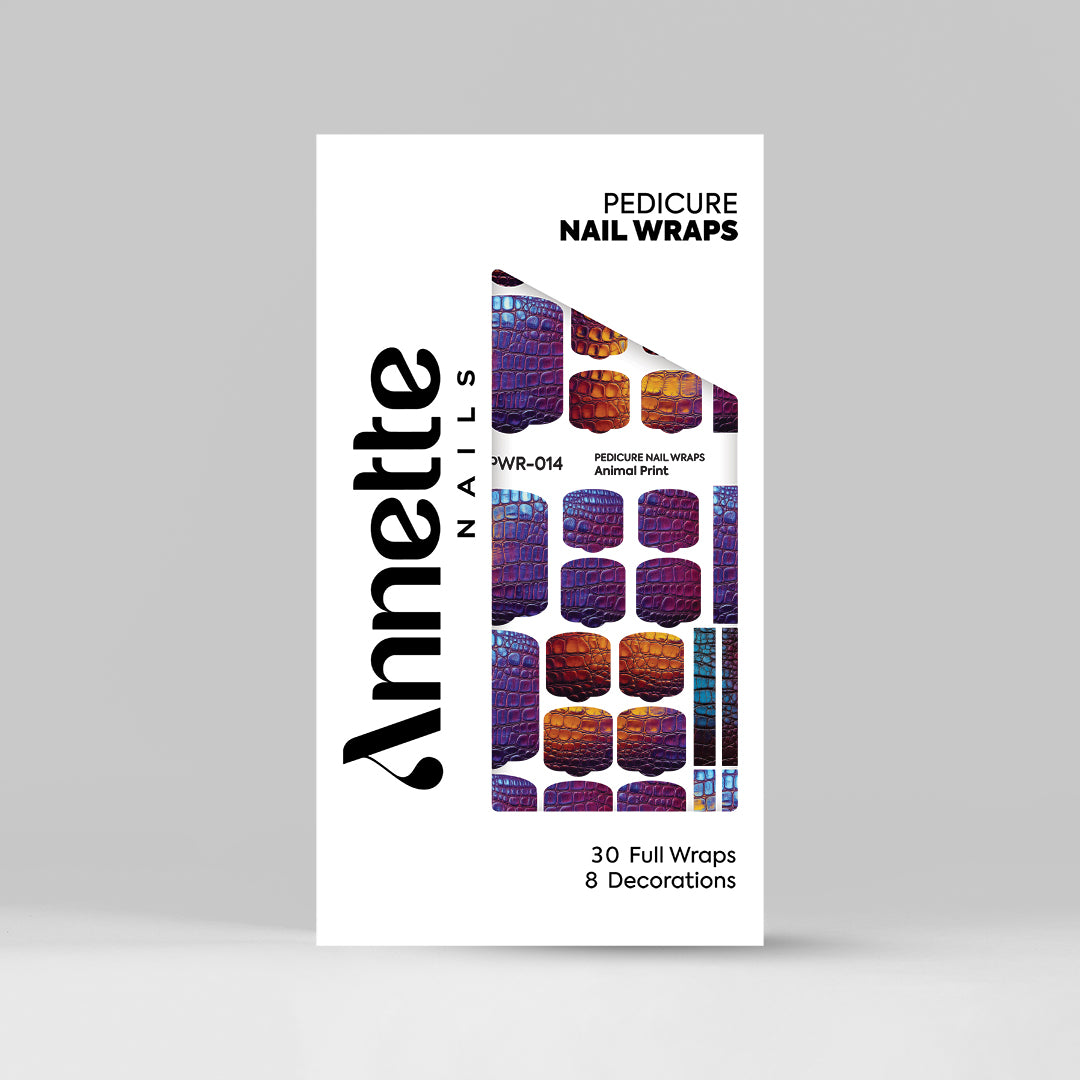 Nail Wraps Pedichiura Animal Print 14 Annette Nails PWR-014