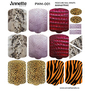 Nail Wraps Pedichiura Max Animal Print 1 Annette Nails PWM-001