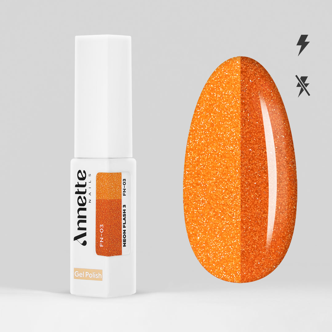 Oja Semipermanenta Neon Flash 3 FN-03 - 8ml Annette Nails