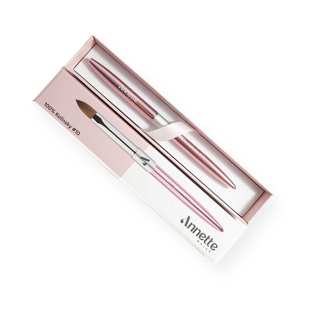Pensula Unghii Acryl / Polygel, Annette Nails, Kolinsky - Nr. 10