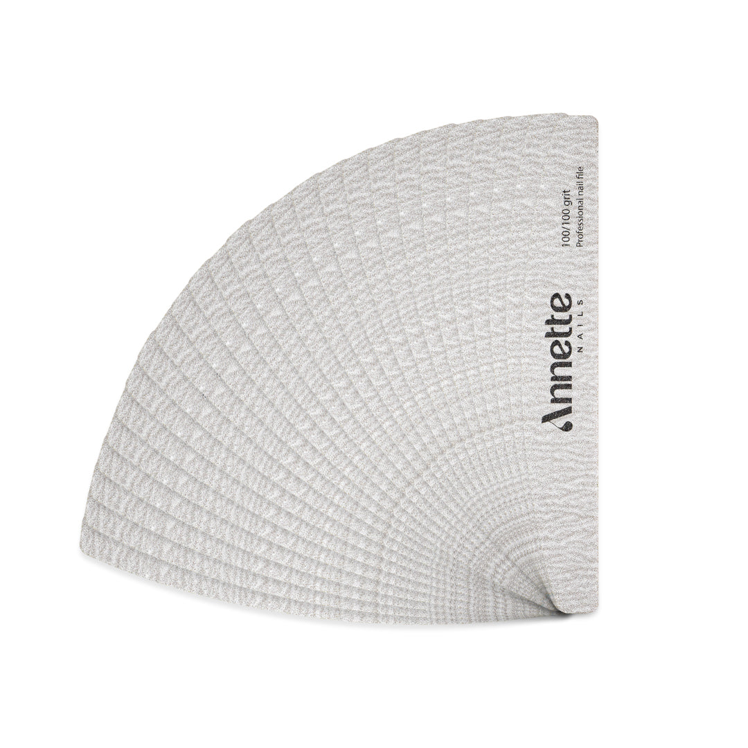 Set Pile Unghii Semiluna Annette Nails, 25 buc - Zebra, 100/100 grit