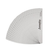 Set Pile Unghii Semiluna Annette Nails, 25 buc - Zebra, 150/180 grit