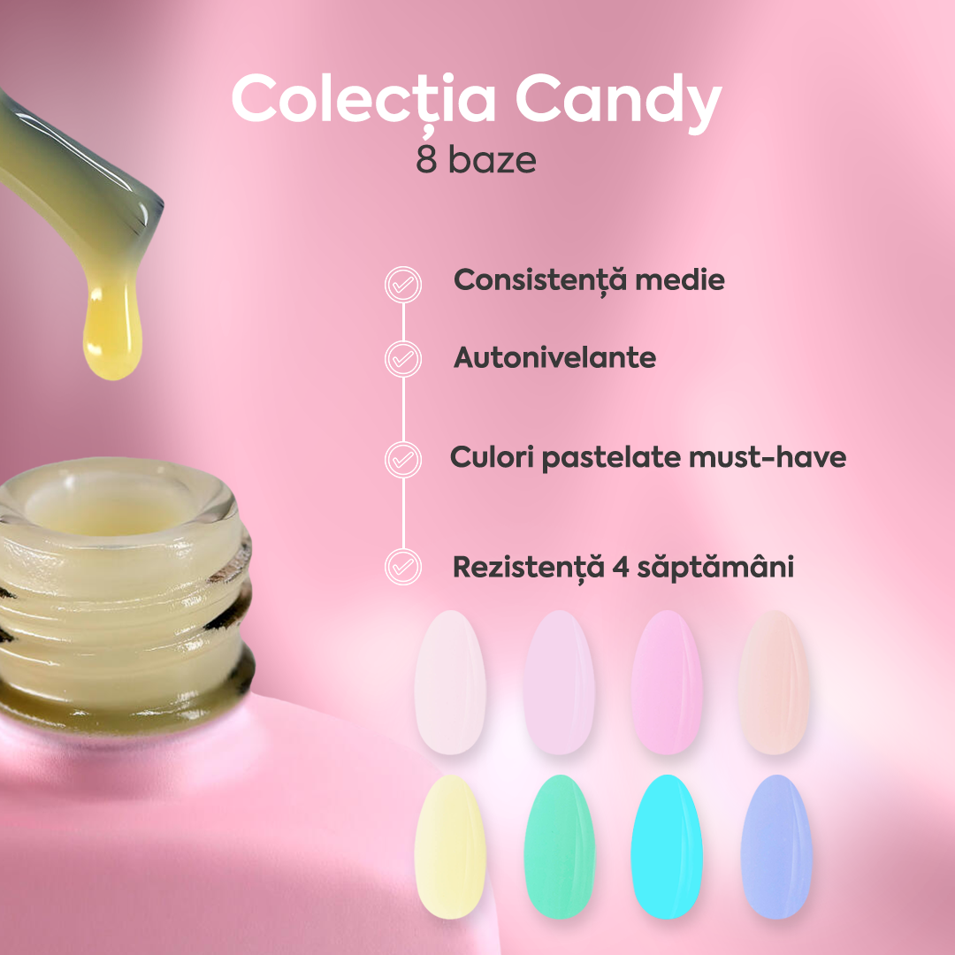 Colecția Candy - Set Baze Rubber