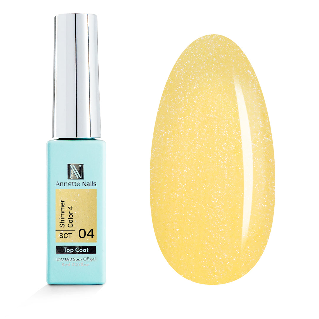Top Coat Shimmer Color 4 SCT-04 - 8ml Annette Nails