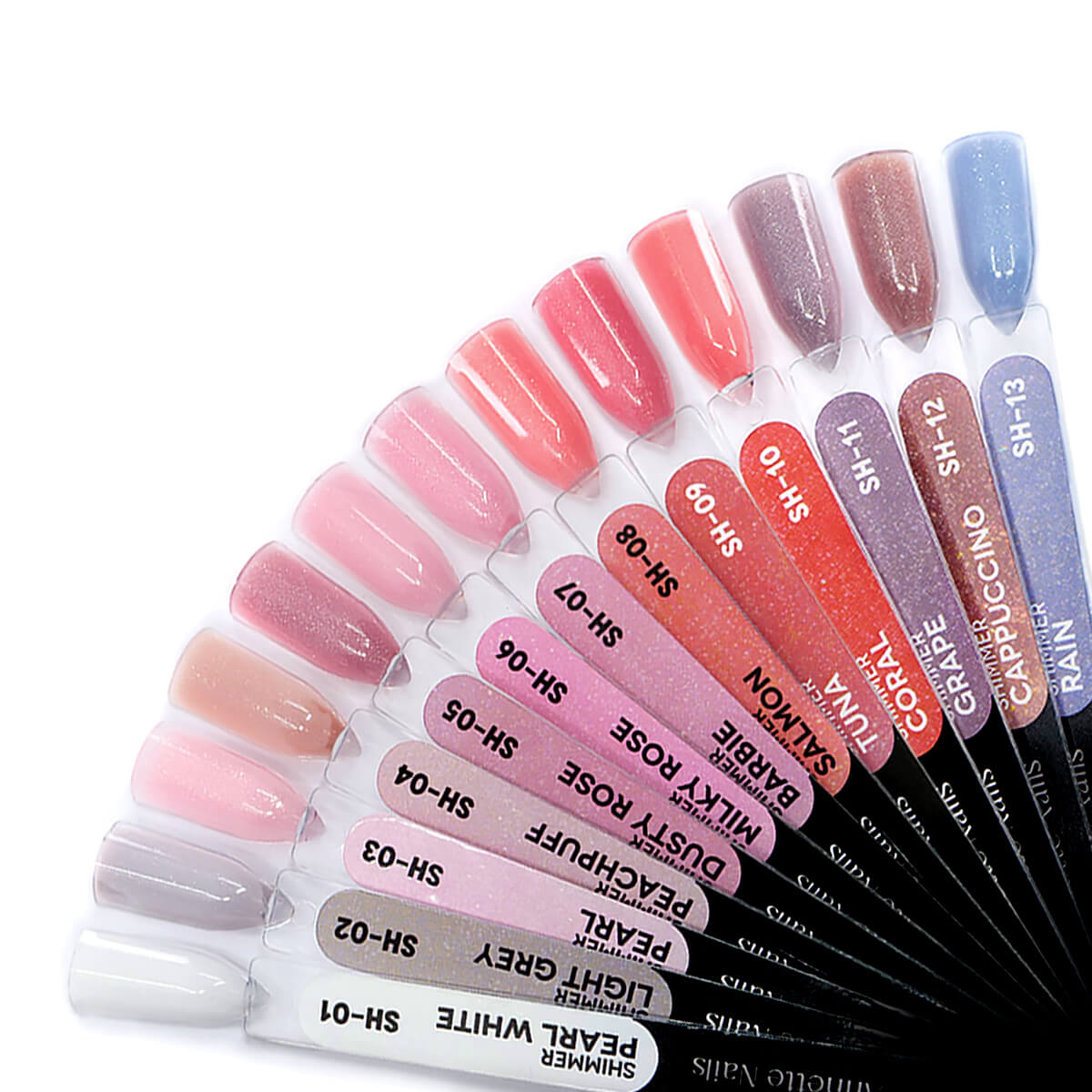 Baza Rubber Shimmer Peach Puff - 12ml Annette Nails SH-04