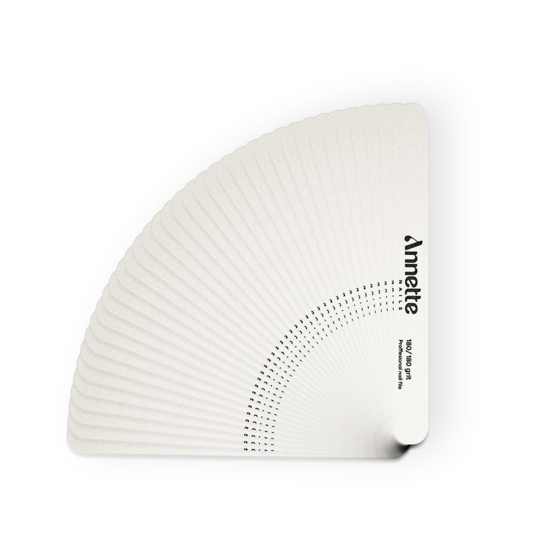 Set Pile Unghii din Lemn Ovale 50 buc 180/180 grit Alb Annette Nails PWD-01-180/180W-S50