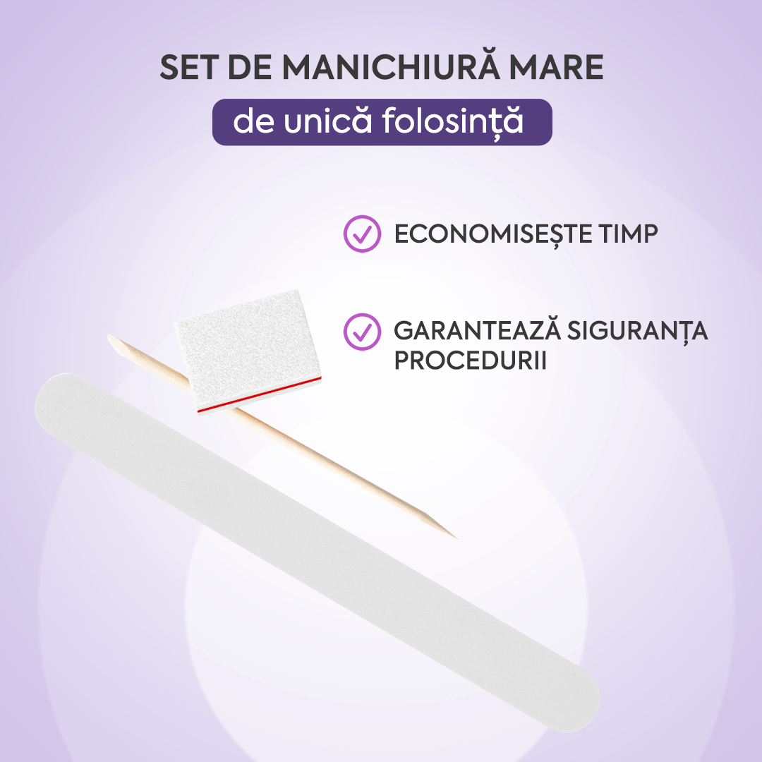 Set de Manichiura Annette Nails Mare - 180/180 grit (Alb)