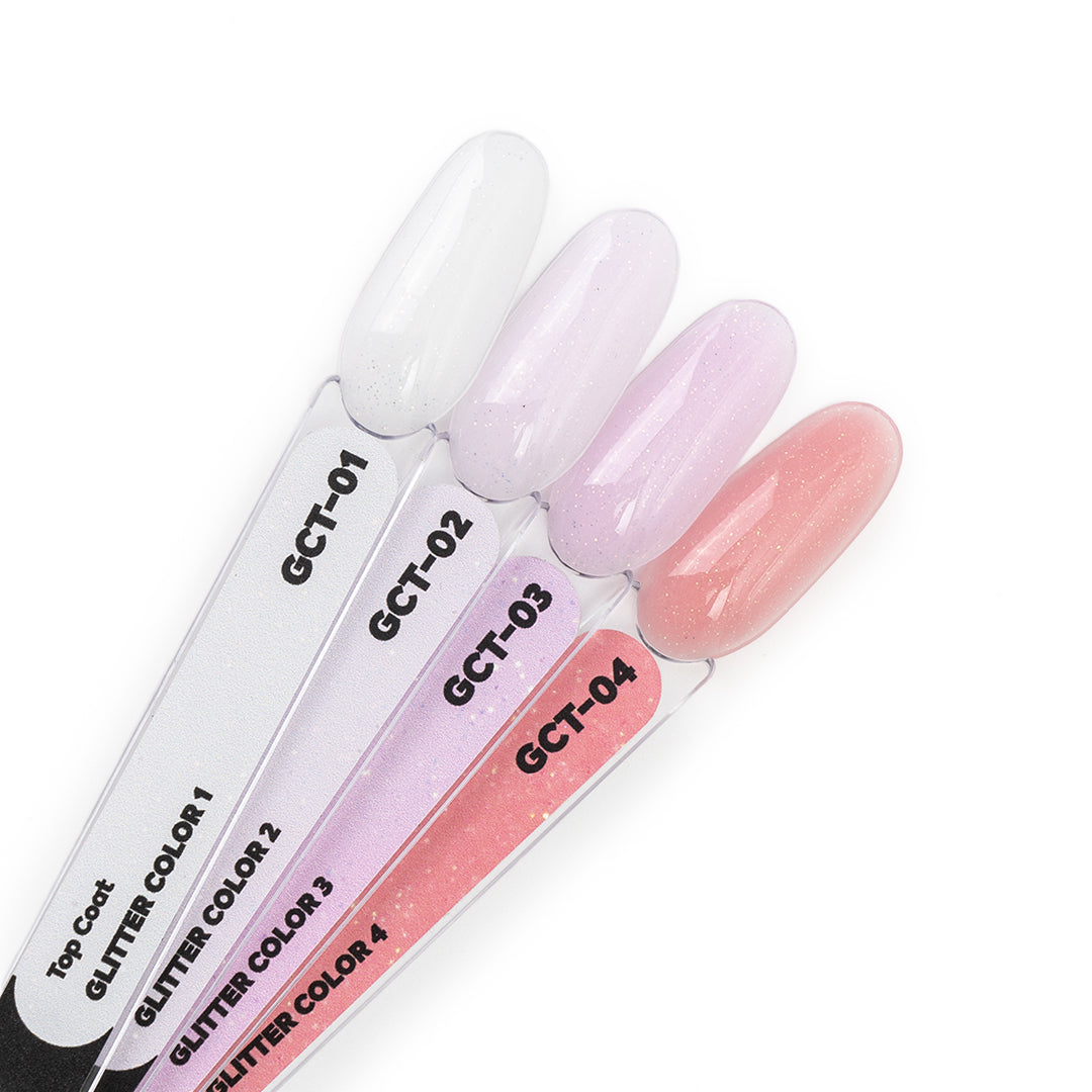 Top Coat Glitter Color 1 GCT-01 - 8ml Annette Nails