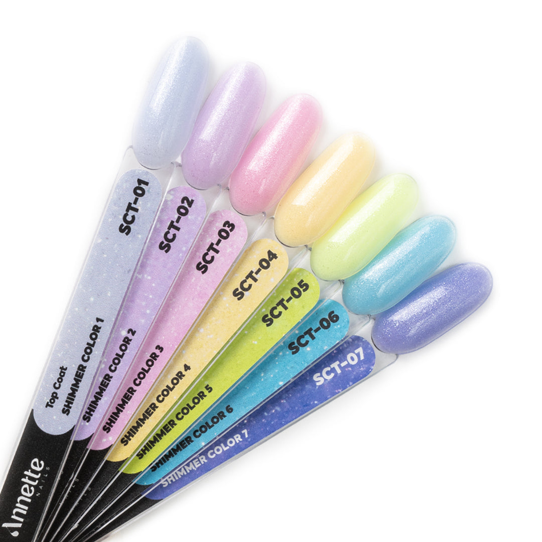 Top Coat Shimmer Color 2 SCT-02 - 8ml Annette Nails