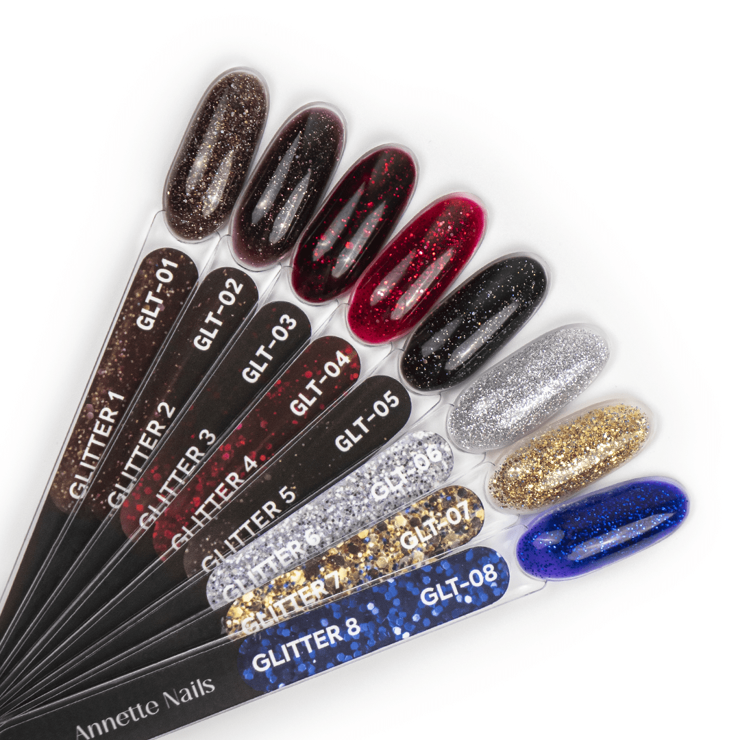 Oja Semipermanenta Glitter 6 GLT-06 - 8ml Annette Nails