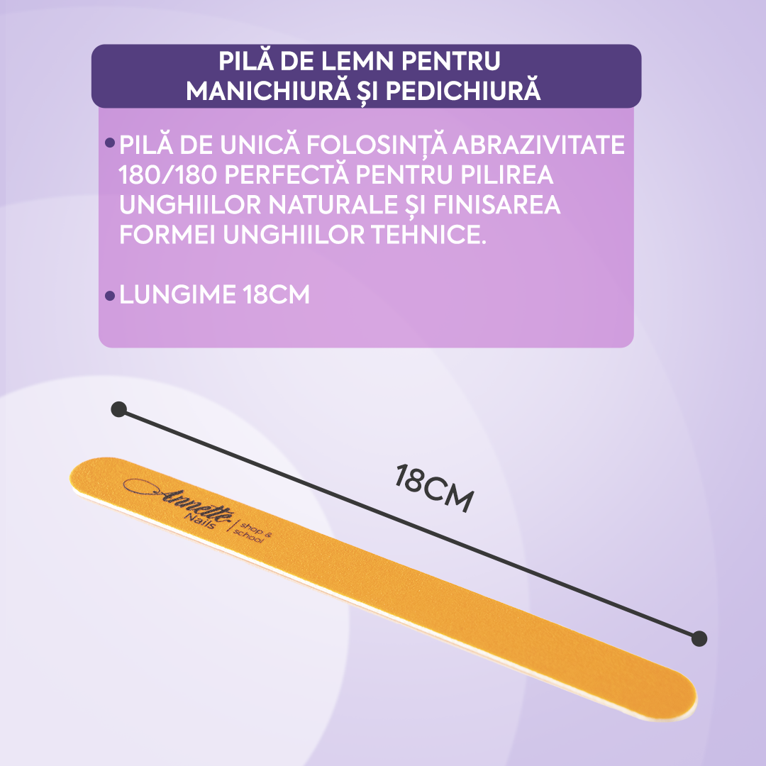 Set de Manichiura Annette Nails Mare - 180/180 grit (Portocaliu)