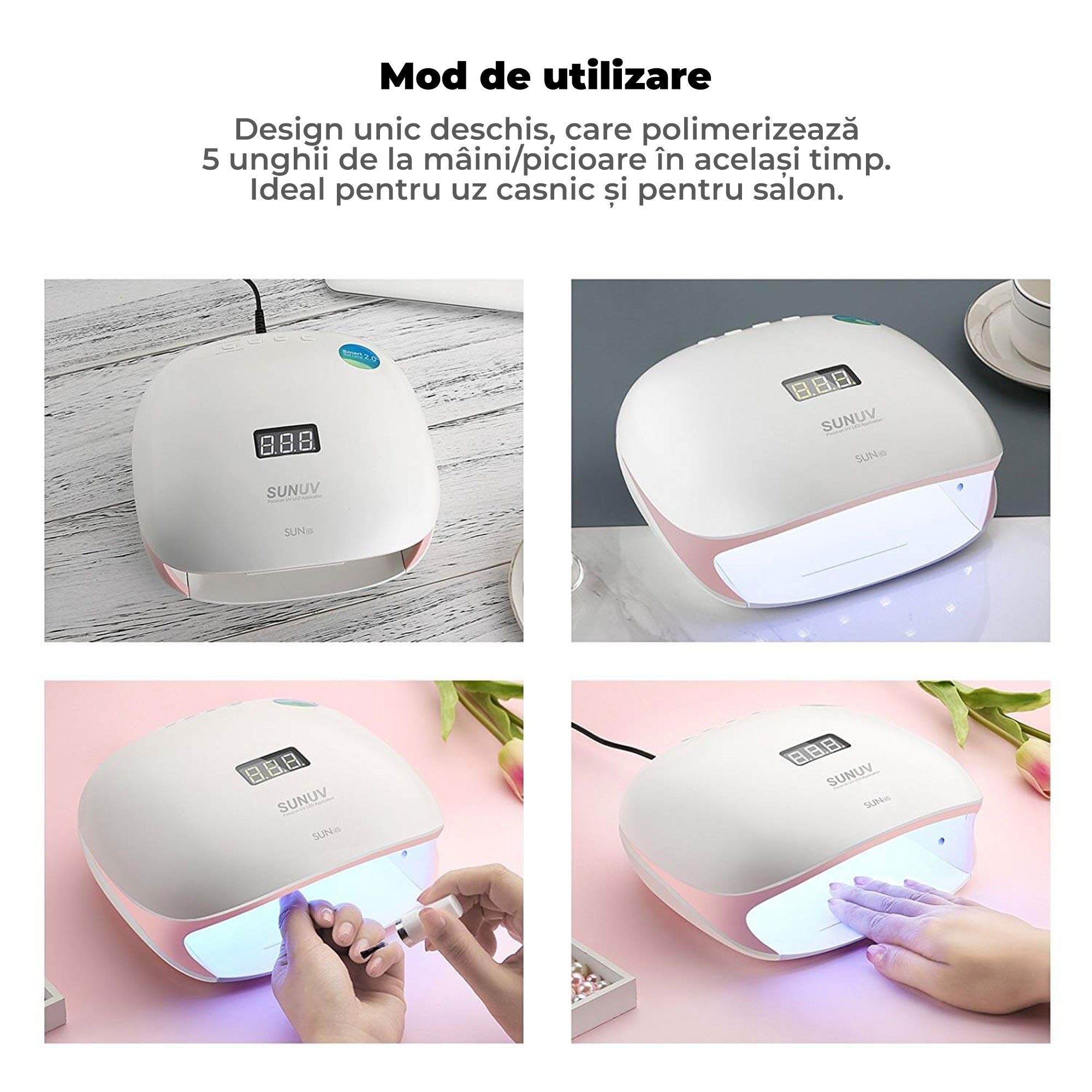 Lampă UV LED SUNUV SUN 4S Smart 2.0