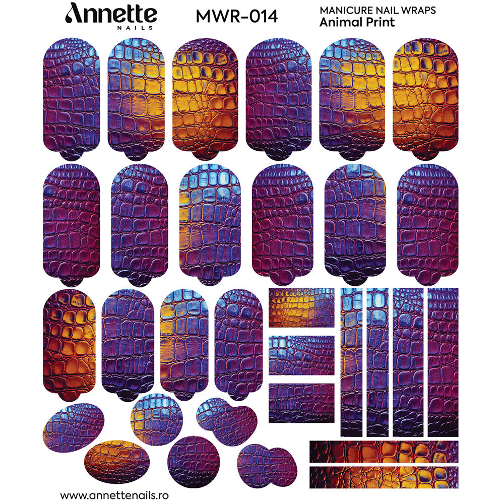 Nail Wraps Manichiura Animal Print 14 Annette Nails MWR-014