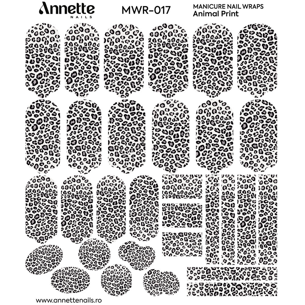 Nail Wraps Manichiura Animal Print 17 Annette Nails MWR-017