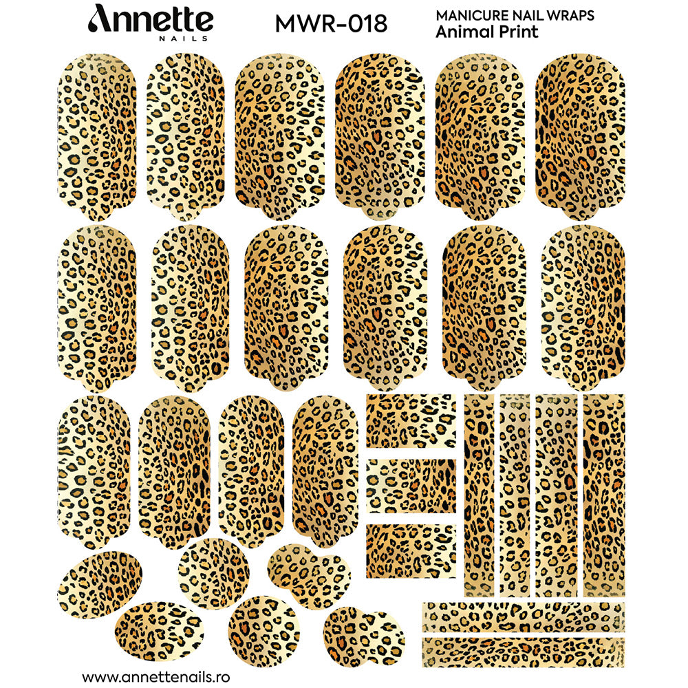 Nail Wraps Manichiura Animal Print 18 Annette Nails MWR-018