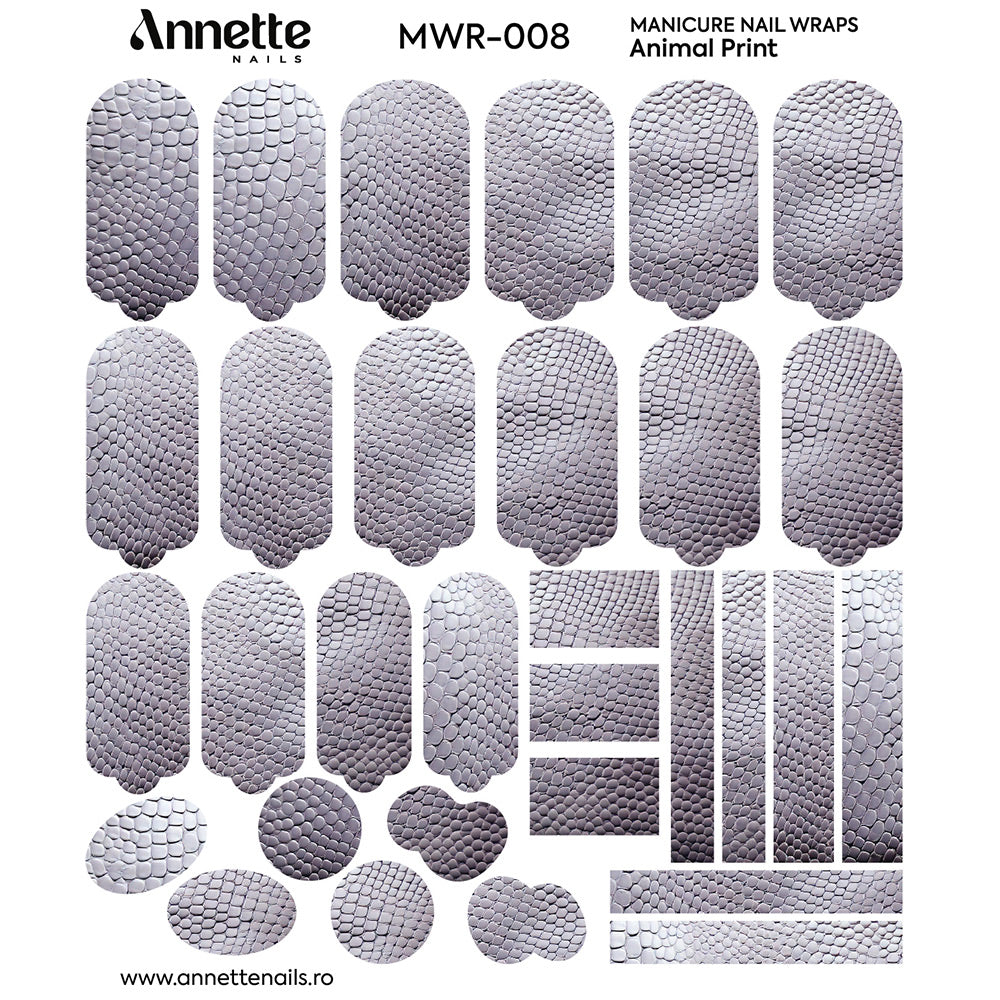 Nail Wraps Manichiura Animal Print 8 Annette Nails MWR-008