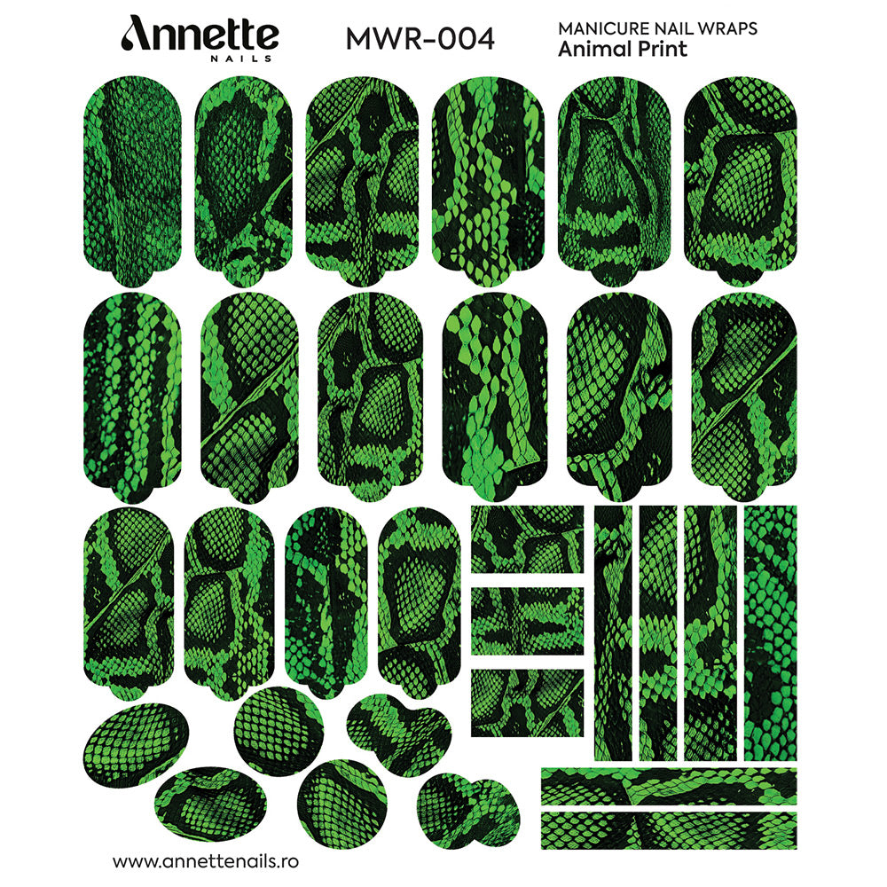 Nail Wraps Manichiura Animal Print 4 Annette Nails MWR-004